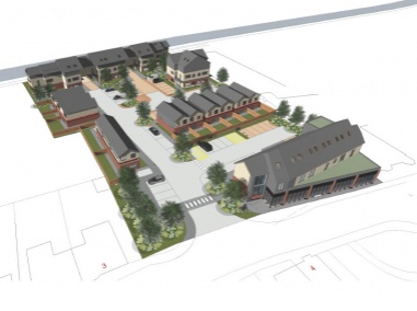 Redevelopment of the Lidl store site for mixed-use, residential-led development, Commercial Street, Risca 